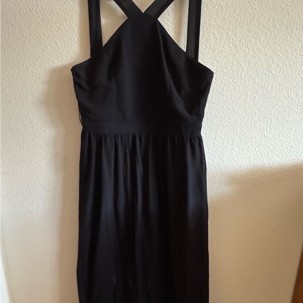 Lulu's Elegant Black Maxi Dress